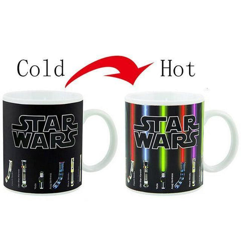 Reactive Color Changing Coffee Mug - 	Heat Color Changing Coffee Mug