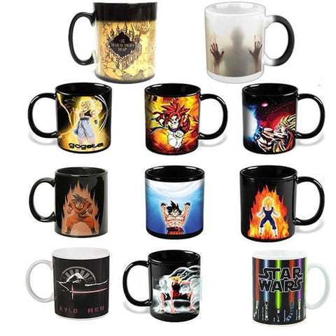 Reactive Color Changing Coffee Mug - 	Heat Color Changing Coffee Mug