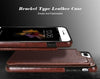 Retro iPhone Leather Wallet Case - Luxury Retro Leather Wallet Case for Iphone