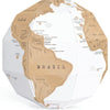 Scratchable Globe