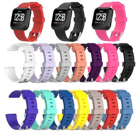 Soft Silicone Replacement Wristband Band Strap for Fitbit Versa