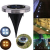 Solar Garden Disk Lights - Solar Powered Garden Disc Lights