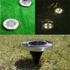 Solar Garden Disk Lights - Solar Powered Garden Disc Lights