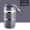 Stainless Portable Lunch Box - Layers Portable Stainless Steel Lunch Box