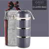 Stainless Portable Lunch Box - Layers Portable Stainless Steel Lunch Box