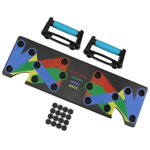 THE ULTRA PUSH UP BOARD - Push Up Rack Board 9 System Comprehensive Workout Board