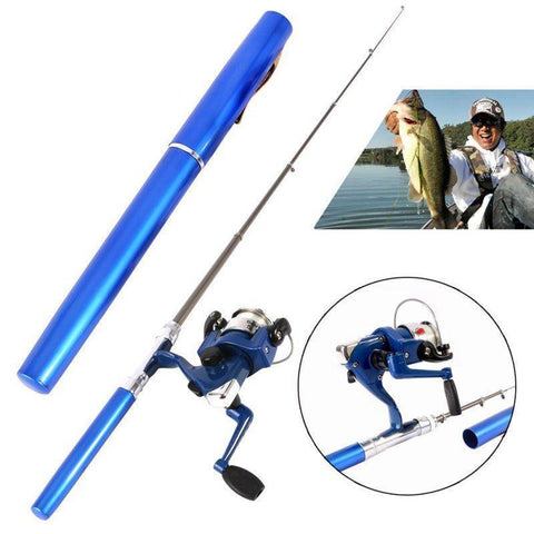 TRAVEL RETRACTABLE PREMIUM POCKET FISHING ROD