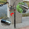 TRAVEL TELESCOPIC FISHING ROD & REEL COMBO