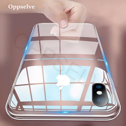 Ultra Thin Clear iPhone Case Cover For iPhone X XS 8 7 6s Plus