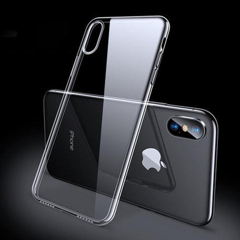 Ultra Thin Clear iPhone Case Cover For iPhone X XS 8 7 6s Plus