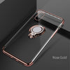 Ultra Thin Transparent iPhone Case With Finger Ring For iPhone XS MAX XR X 8 7 6 6S Plus