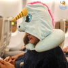 Unicorn Hoodie Neck Pillow - Unicorn Neck Pillow With Hoodie