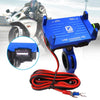 Universal Aluminum Alloy Motorcycle Mount USB Charger Cell Phone Holder for iPhone USB Fast Charging