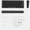 Wireless Bluetooth Mechanical Gaming Mini Portable 60% Keyboard 61 Keys RGB Backlit Blue Brown Red Switch