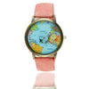 World Map Flight Airplane Watch